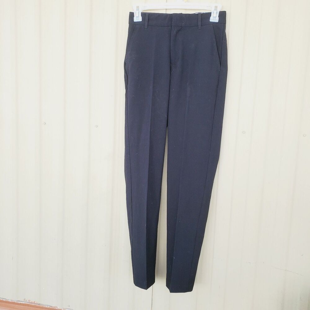Boys Van Heusen Black Slim Pants Size 14